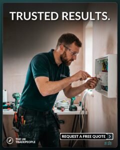 Custom social media post design example for a trades business